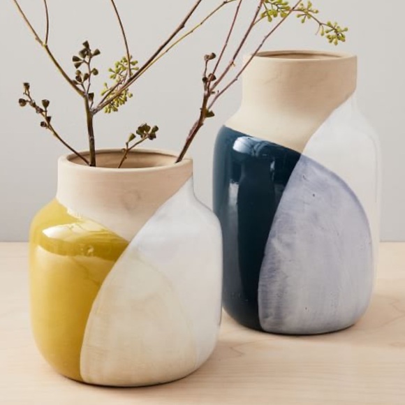 West Elm Other - West Elm Barro Ceramic Vase (Yellow)